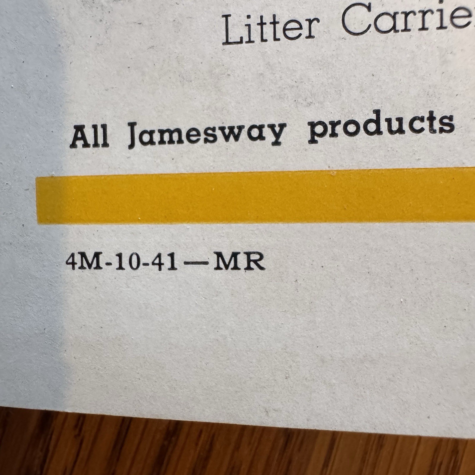 1940s JAMESWAY Barn Equipment Catalog