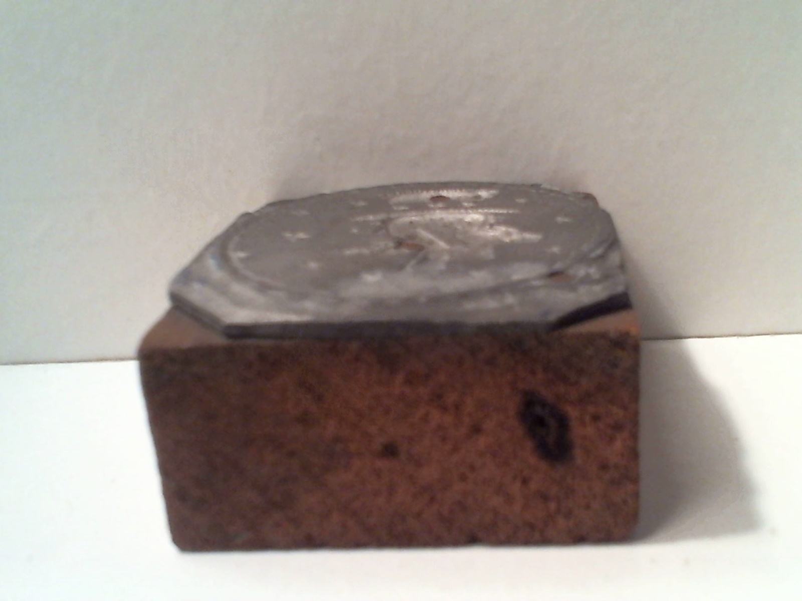 Vintage UncleSam Letterpress Print Wooden Block Engraved Metal Stamp