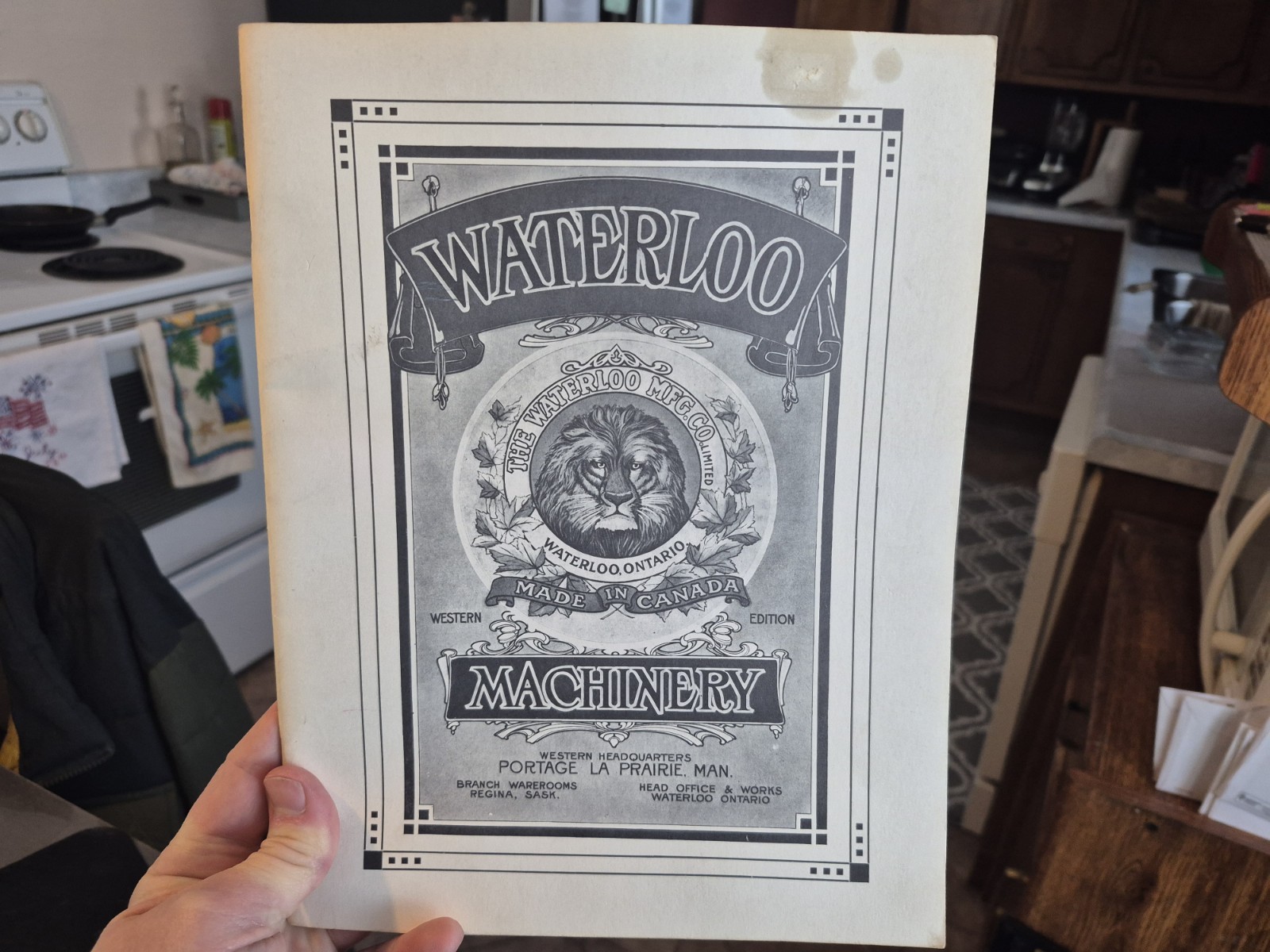 Waterloo Machinery High Class Portable Traction Engines Tractor Catalog Reprint