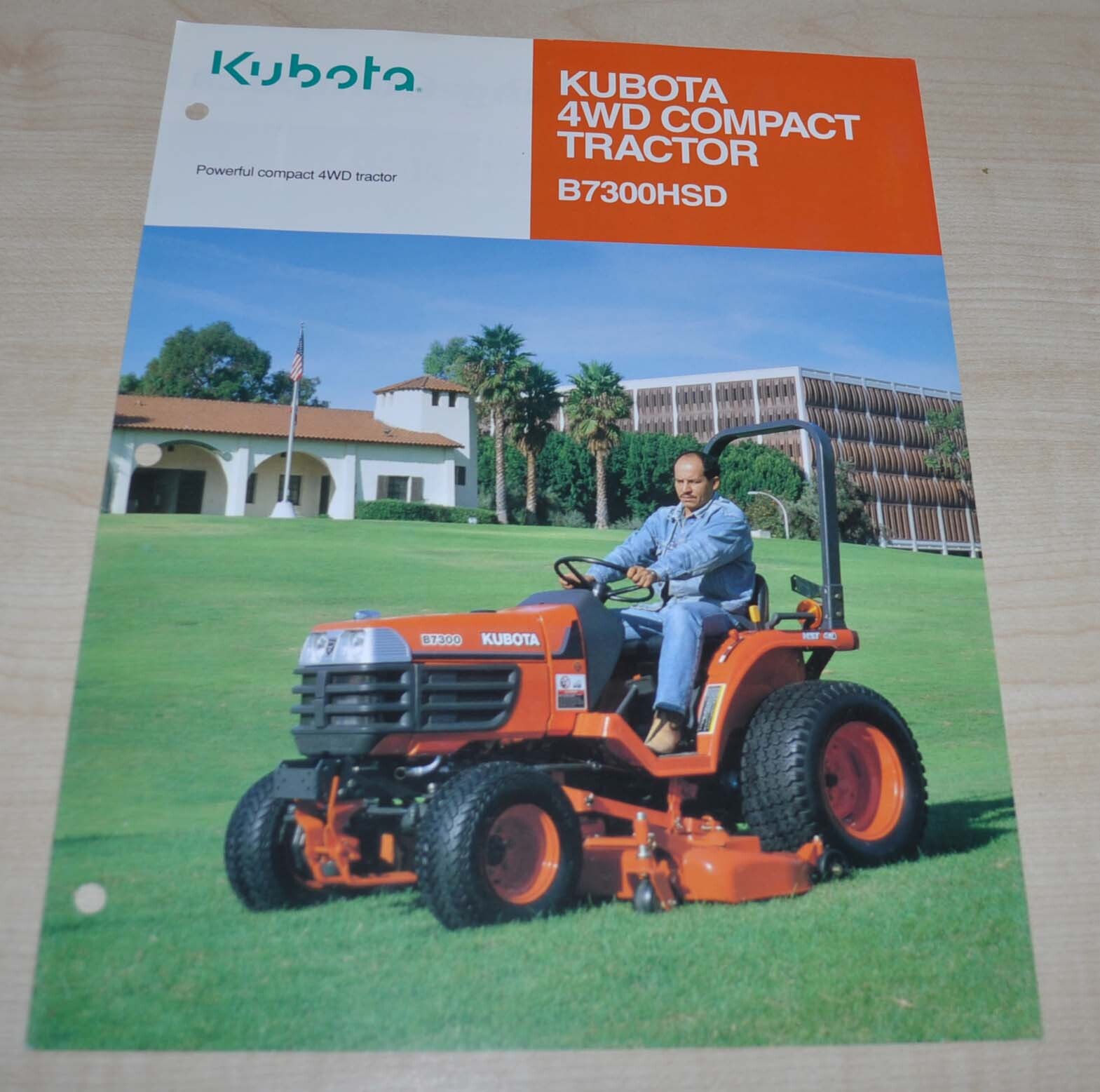 Kubota B3300SU Loader Package Diesel Tractor Japanese Brochure Prospekt
