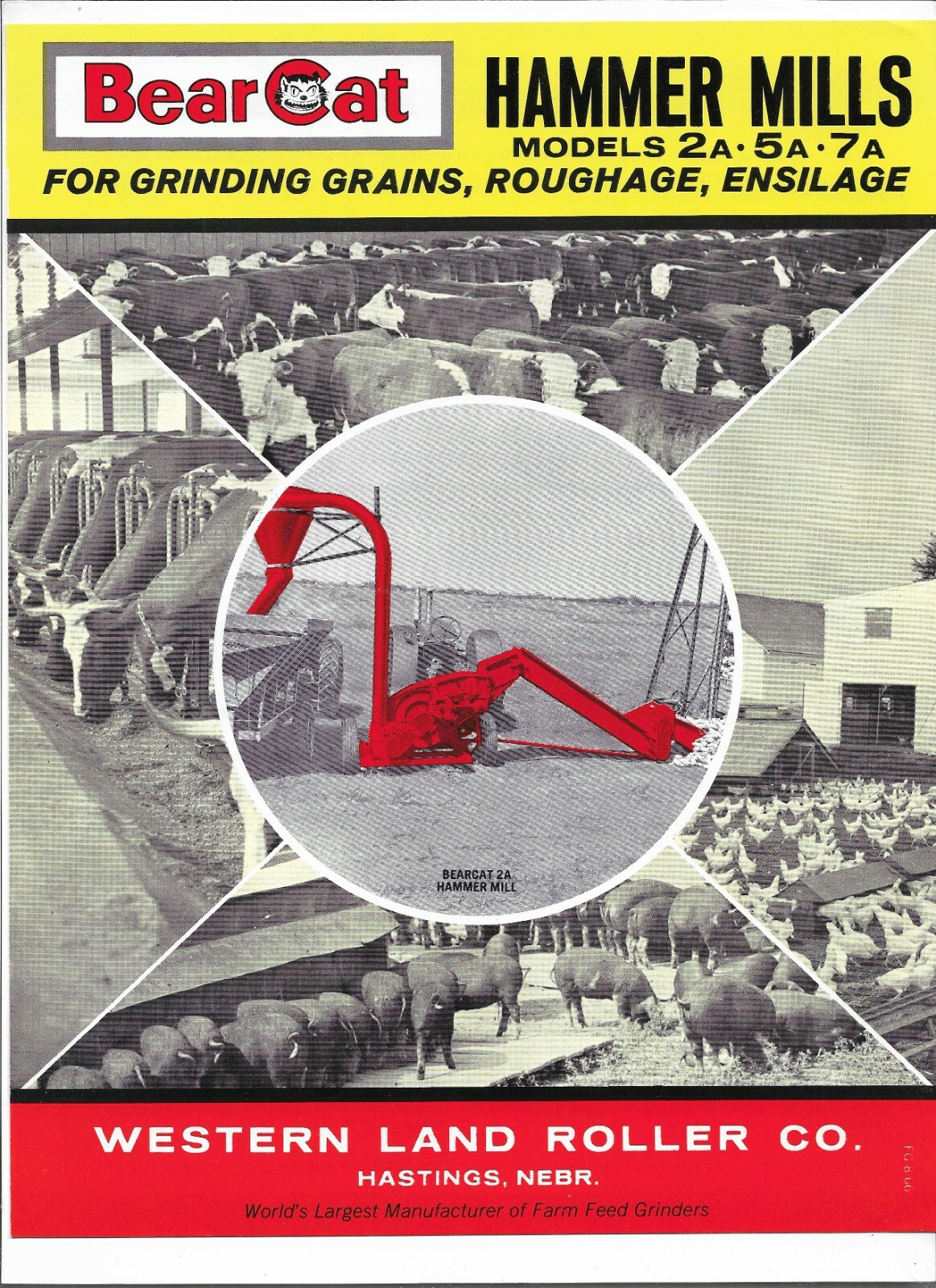 Original Bear Cat Models 2A 5A 7A Hammer Mills Sales Brochure Form # FG8-66 ?