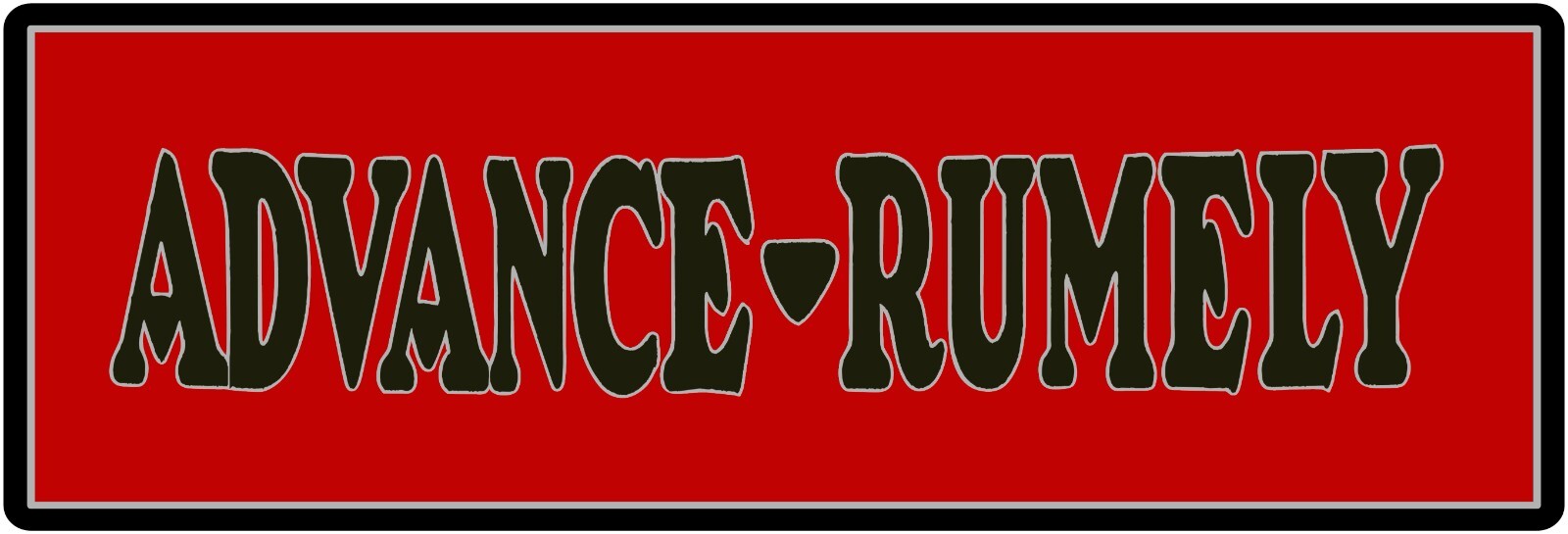 Advance Rumely Tractors Sign: 8&Prime; x 24&Prime; USA STEEL XL Size – 3 LBs – Free Shipping