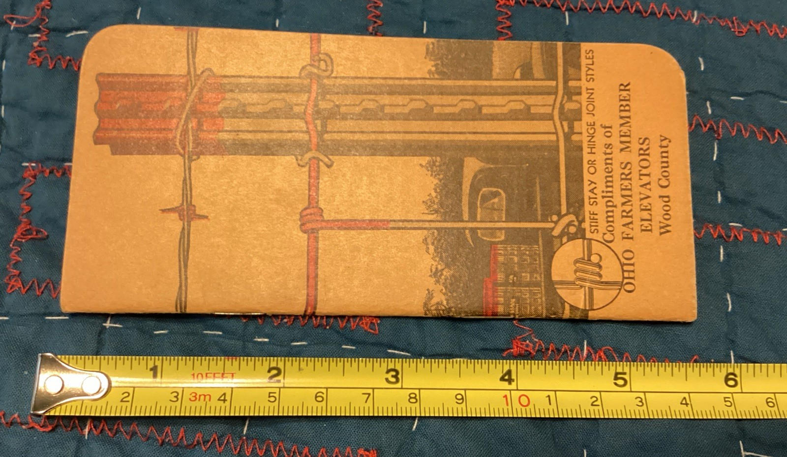Ohio Farmers Member Red Brand. Keystone Wire Note Book.