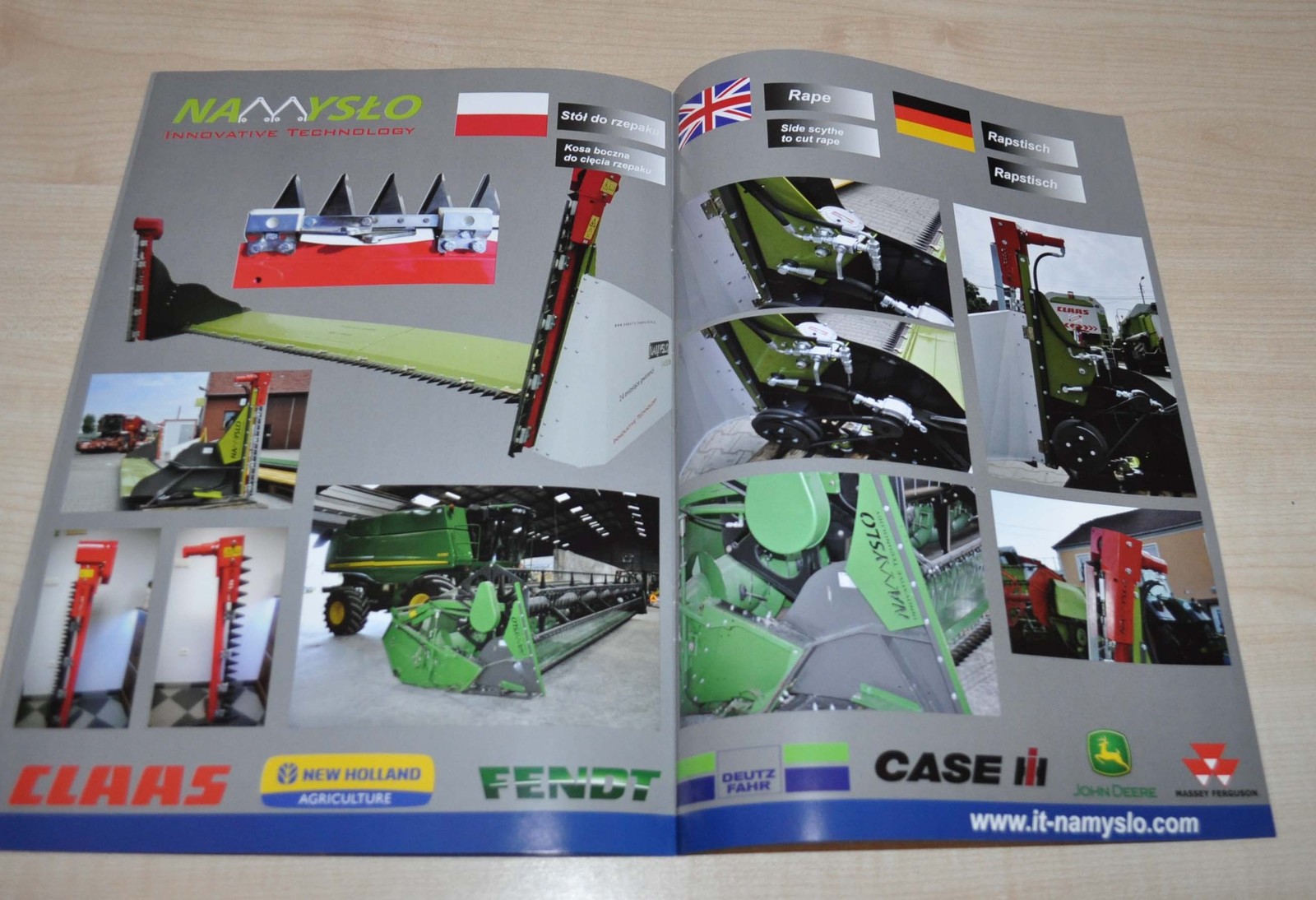 2015 Namyslo Agricultural Machinery Polska Brochure Prospekt