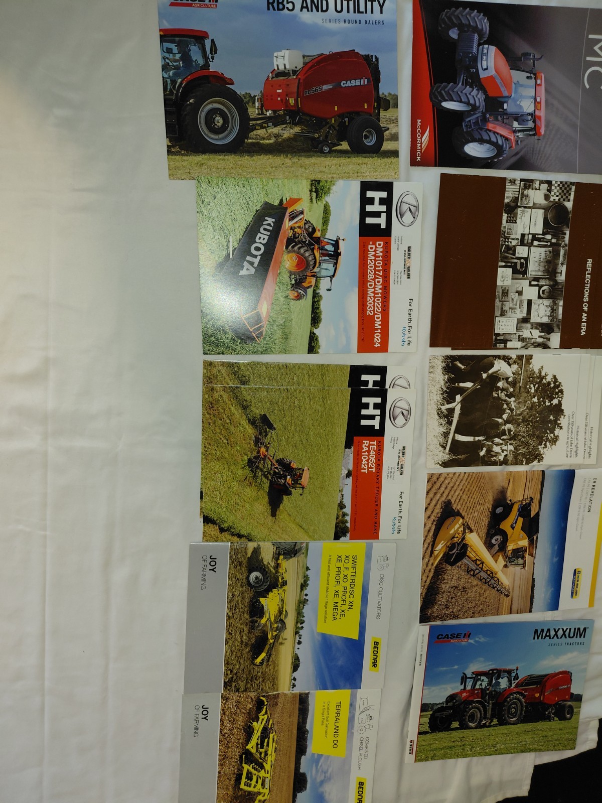 Lot Of 80+ Modern (Year 2000+) Farm Equipment, Tractor, Combine Brochures