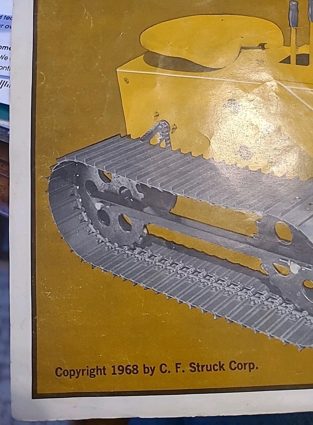 C.F. Struck Corporation Vintage Mini Dozer Brochure. Copyright 1968