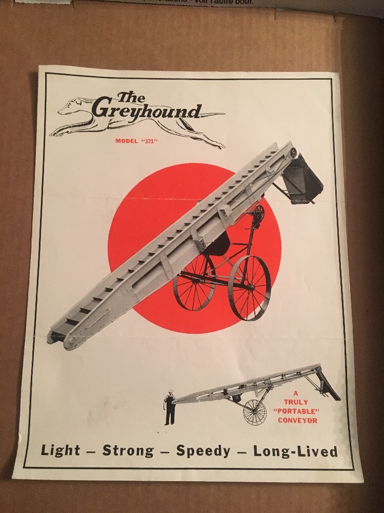 VTG FARQUHAR IRON AGE FARM MACHINERY CATALOGUE Advertising GREYHOUND conveyor