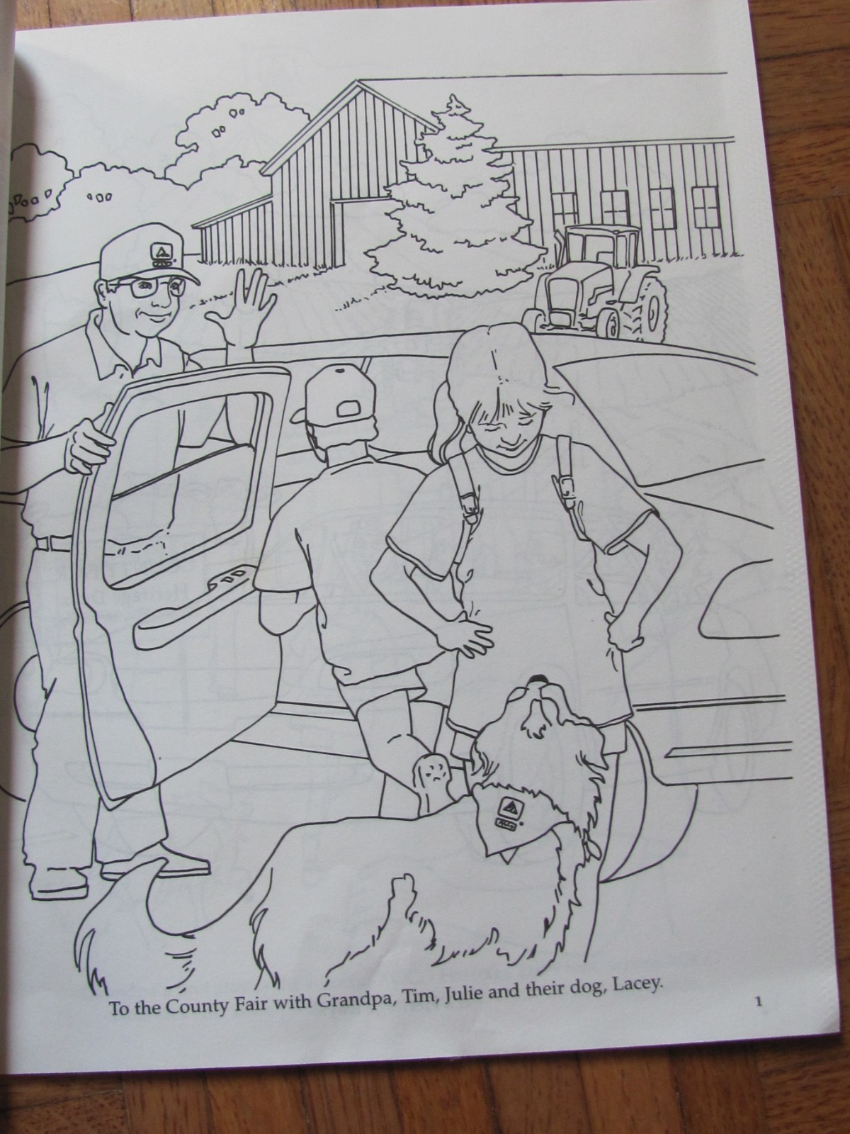 2 AGCO FARM EQUIPMENT COLORING BOOKLETS AT THE COUNTY FAIR