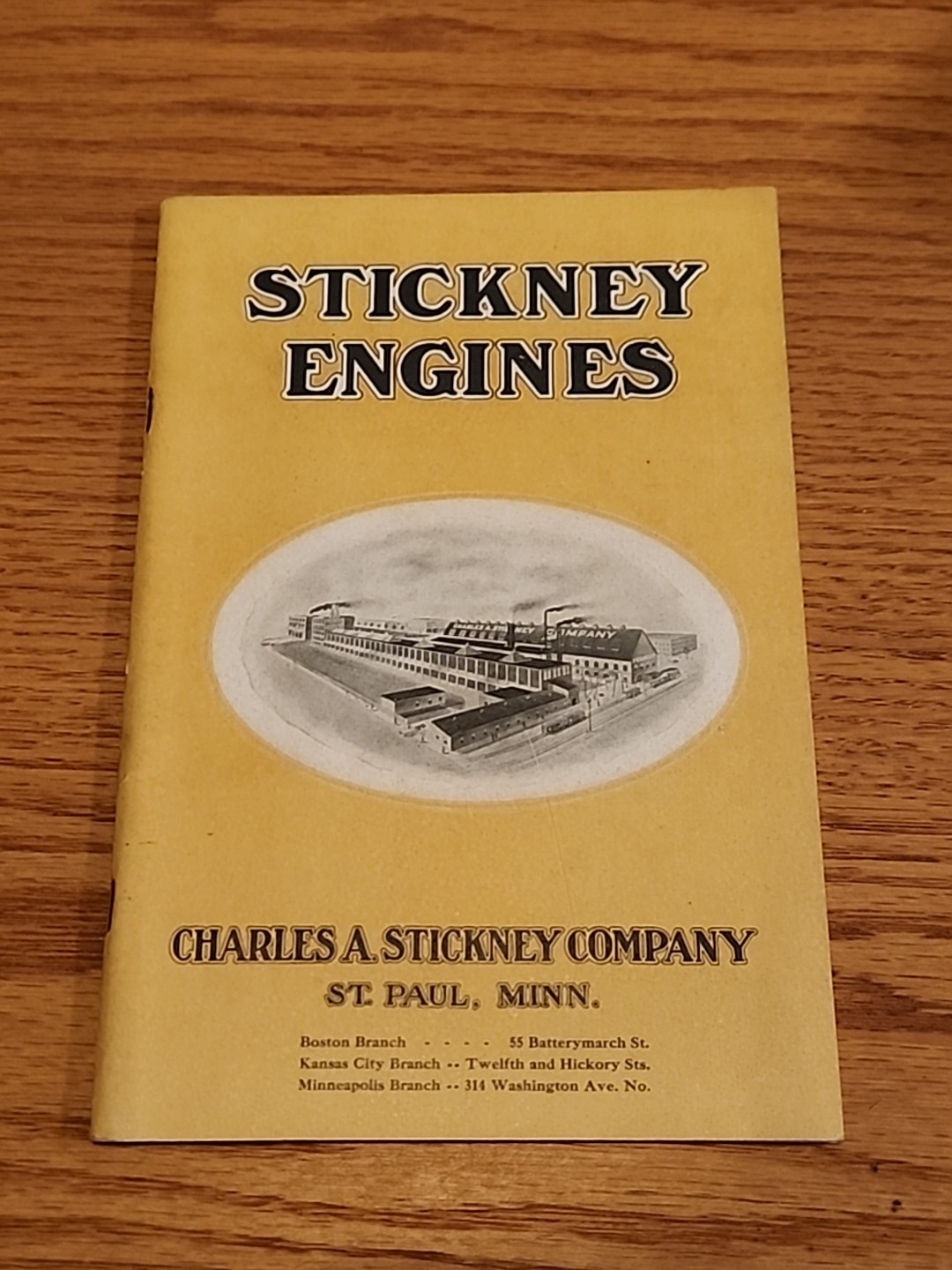 Stickney Gasoline Engines Sales Brochure Catalog St Paul Minnesota