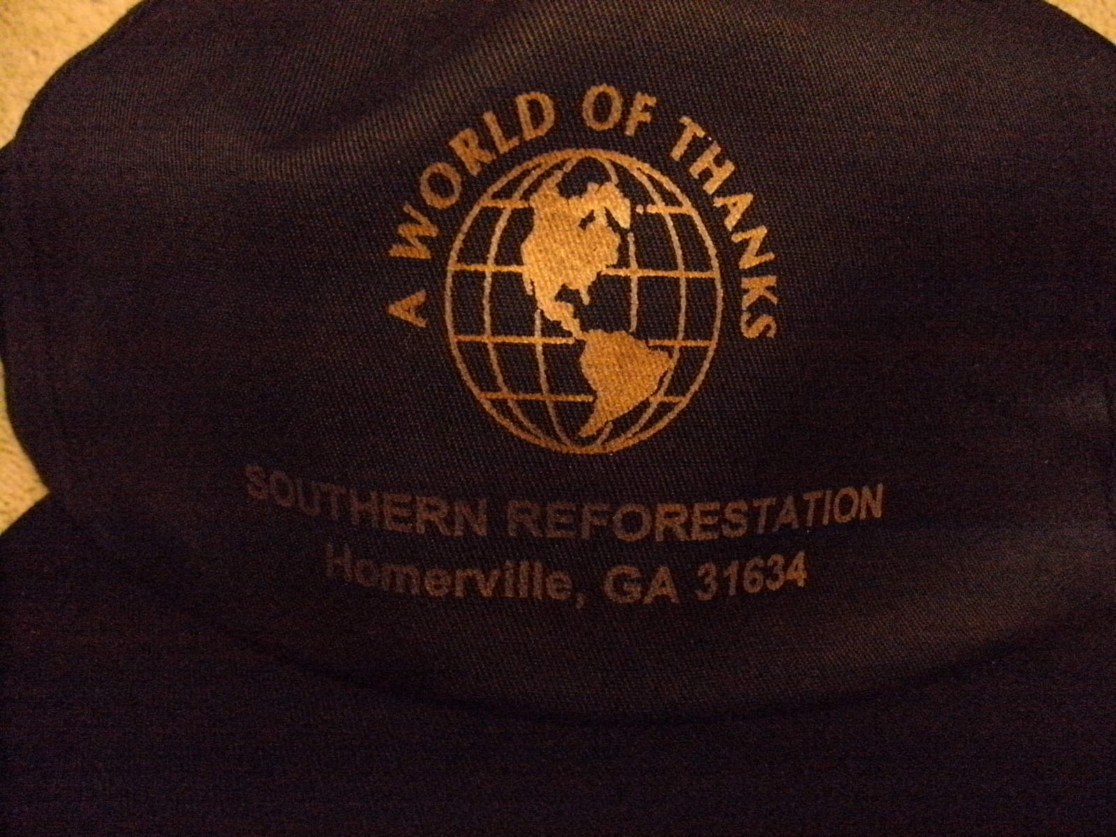 « A World of Thanks « SOUTHERN REFORESTATION INC Baseball Cap one size fits all