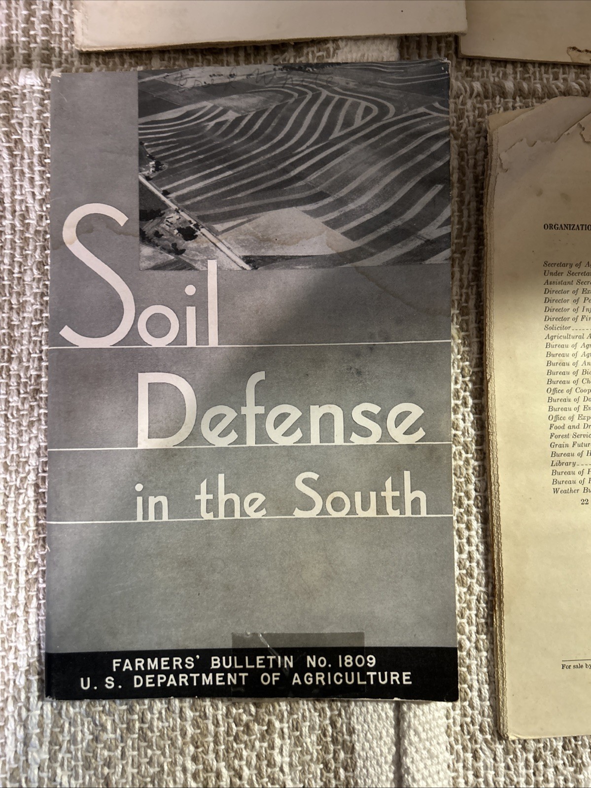 Lot Of 7 USDA 1930’s Farmers Information, Soil Defense, Dairy Farming More #4