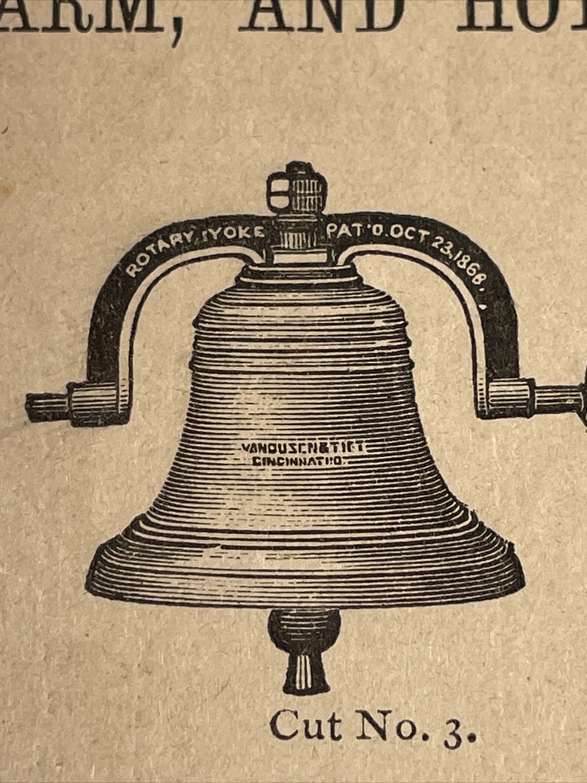 1891 Baldwin – Vanduzen & Tiet Bell – Farm Advertising New Orleans – Cincinnati