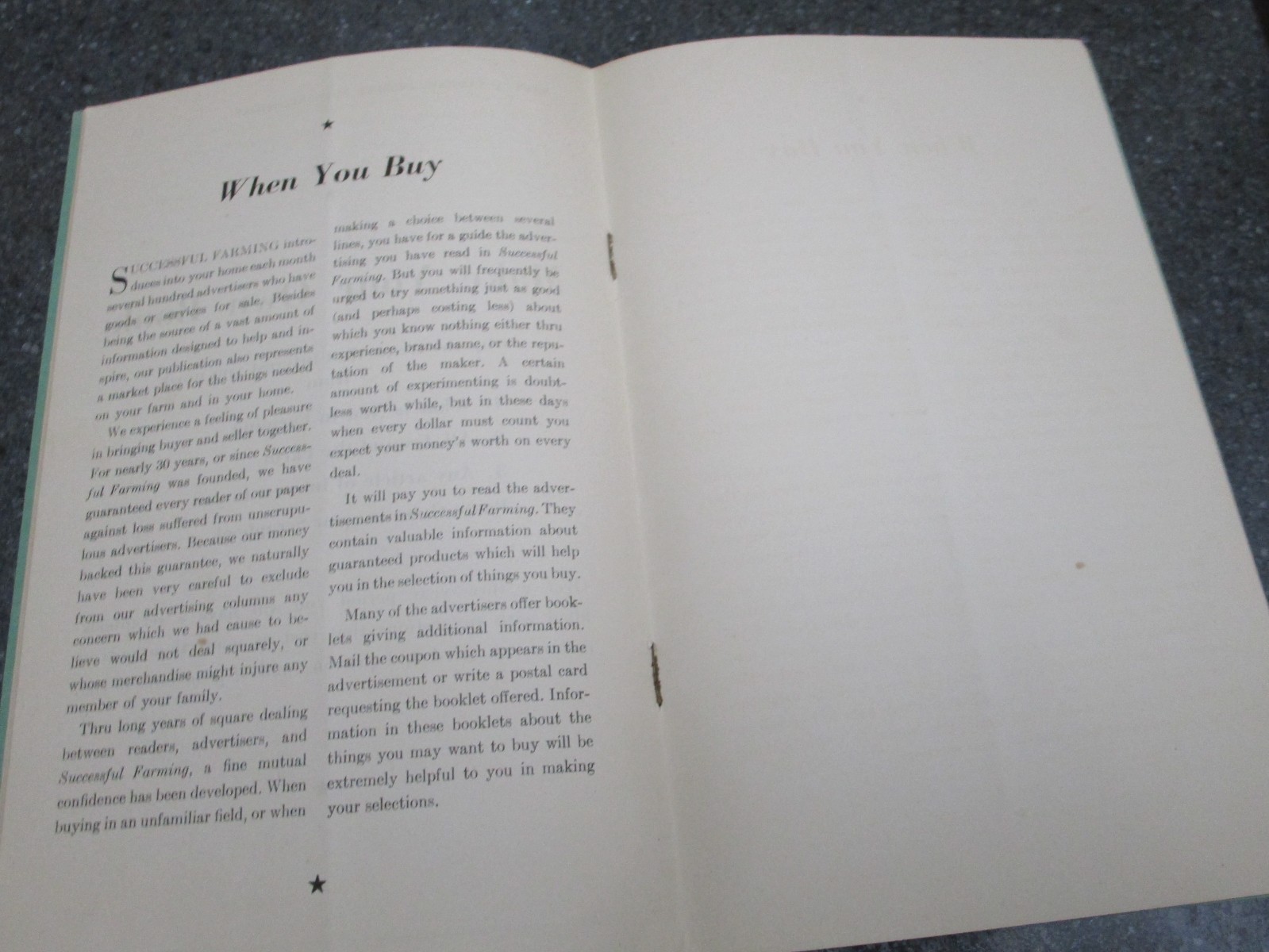 SUCCESSFUL FARMING BOOKLET BROCHURE SAVE TIME SAVE MONEY AND MAKE PROFITS