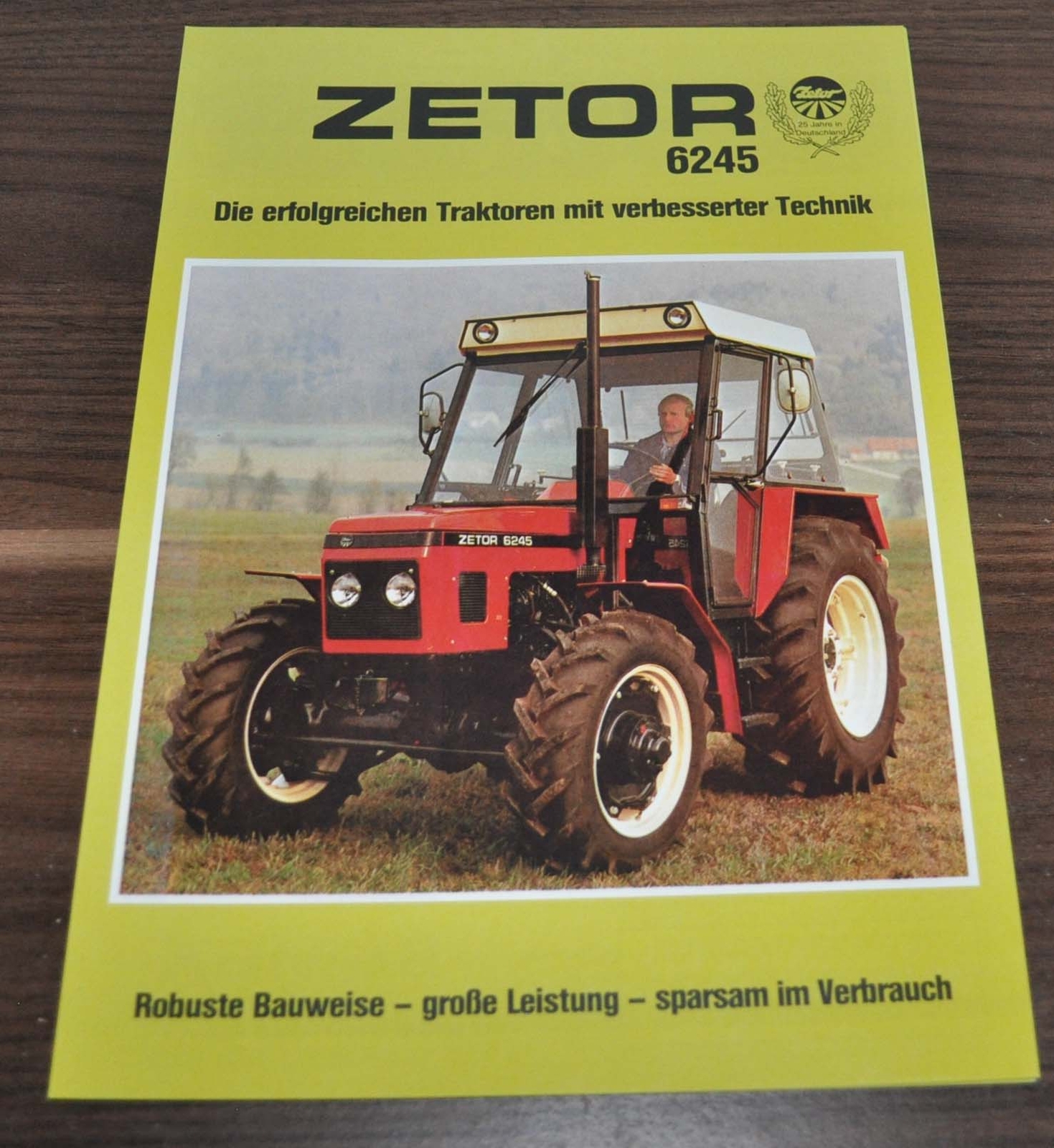 Zetor 6245 Tractor Specification Brochure Prospekt