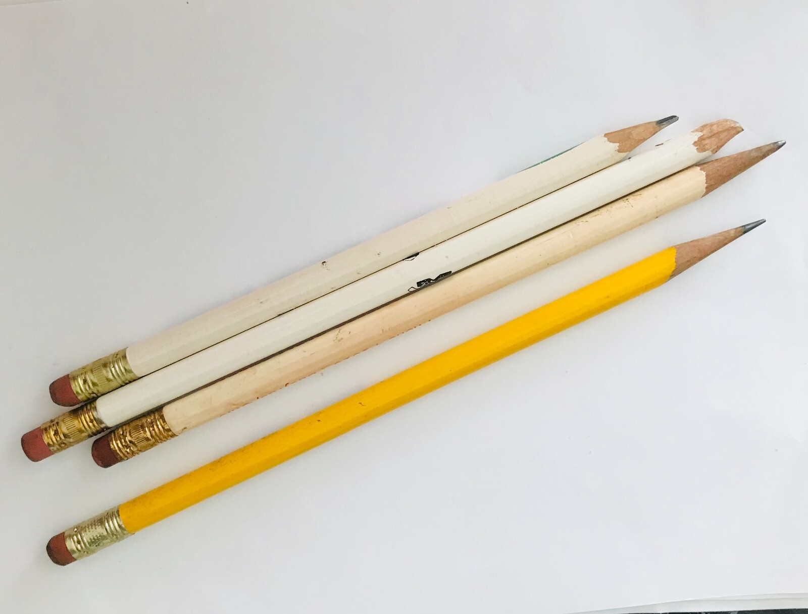 1930s-1950s Ohio Lumber Advertising Pencils Lot of 4 Bucyrus N. Olmstead Galion