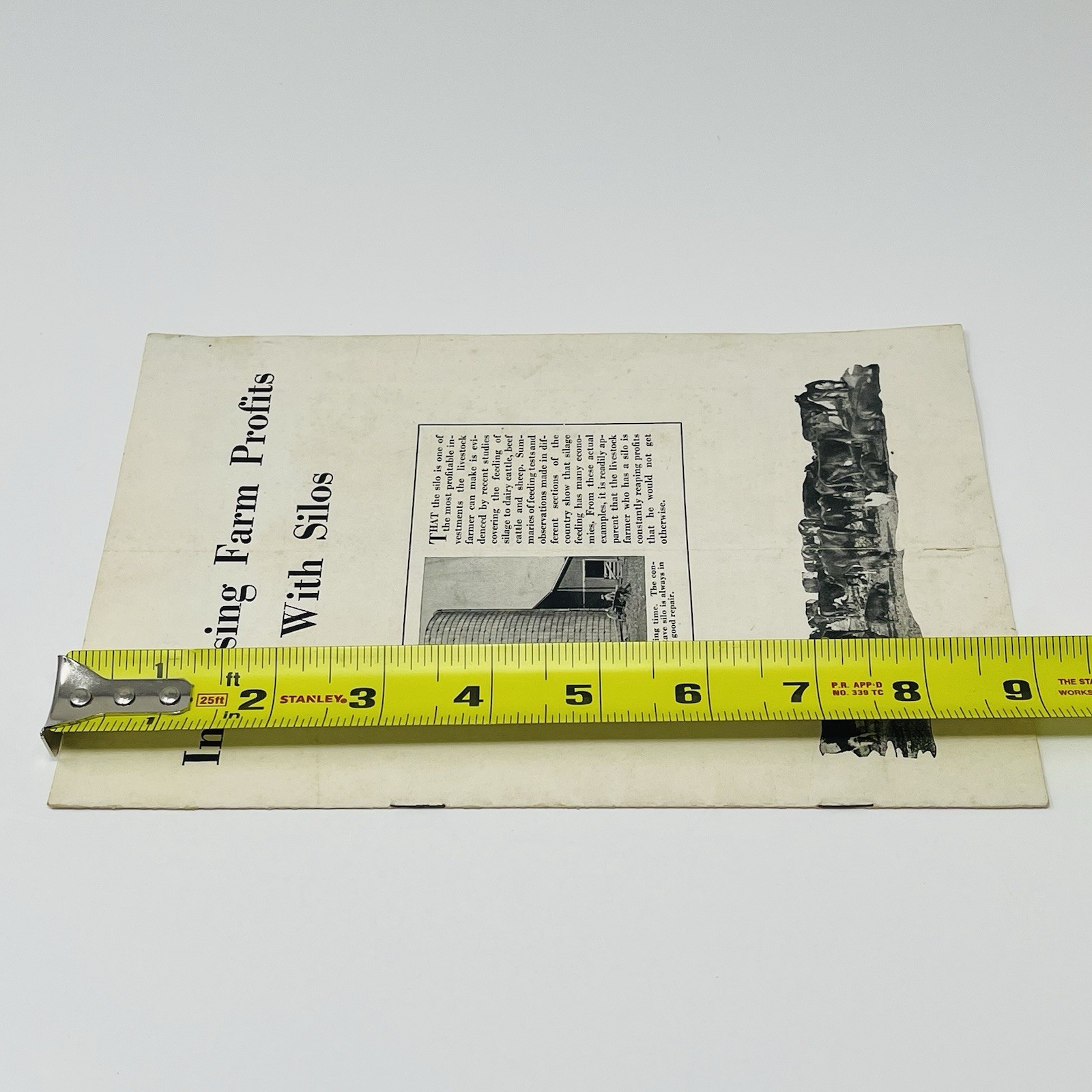1929 Portland Cement Increasing Farm Profits With Concrete Silos Booklet Vintage