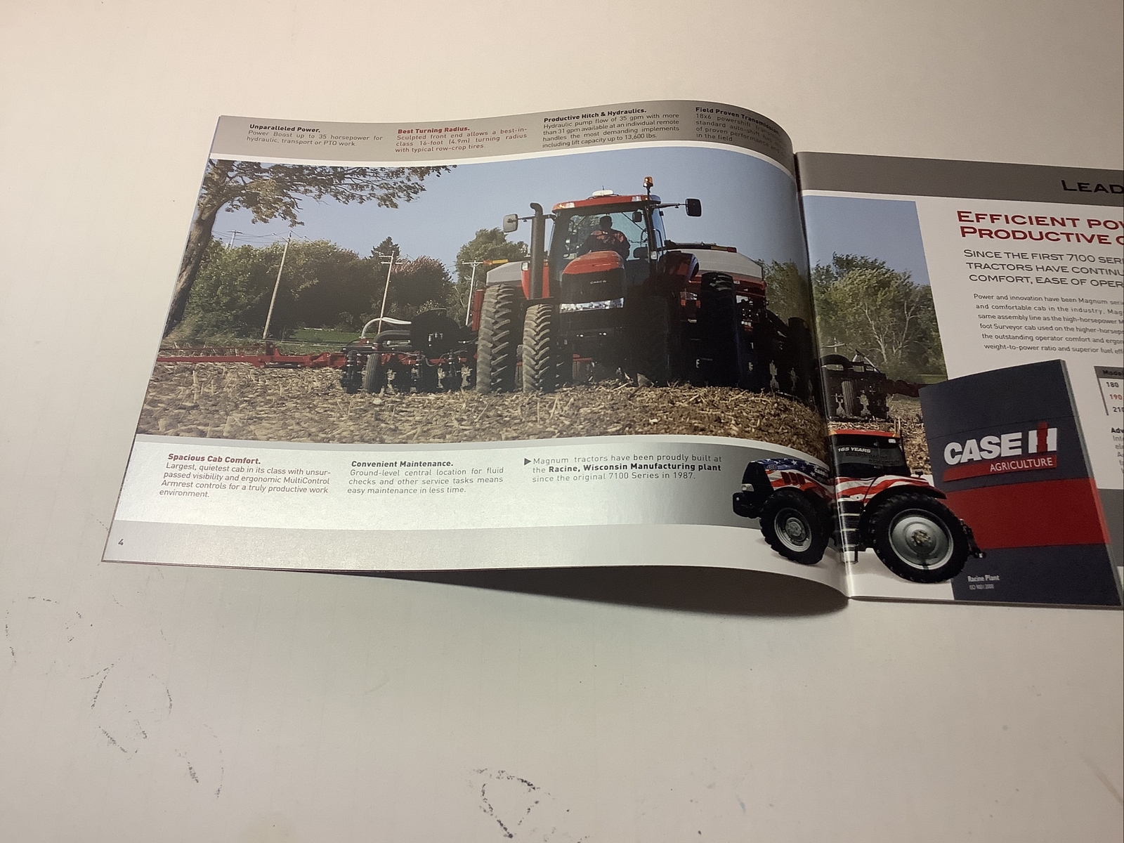 CASE IH MAGNUM 180-210 SERIES TRACTORS 28 PAGES Sales Brochure
