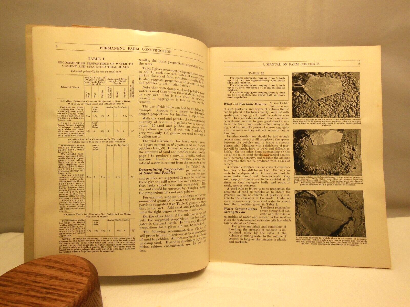 VTG MANUAL ON FARM CONCRETE PERMANENT FARM CONSTRUCTION PORTLAND CEMENT ASSOC.
