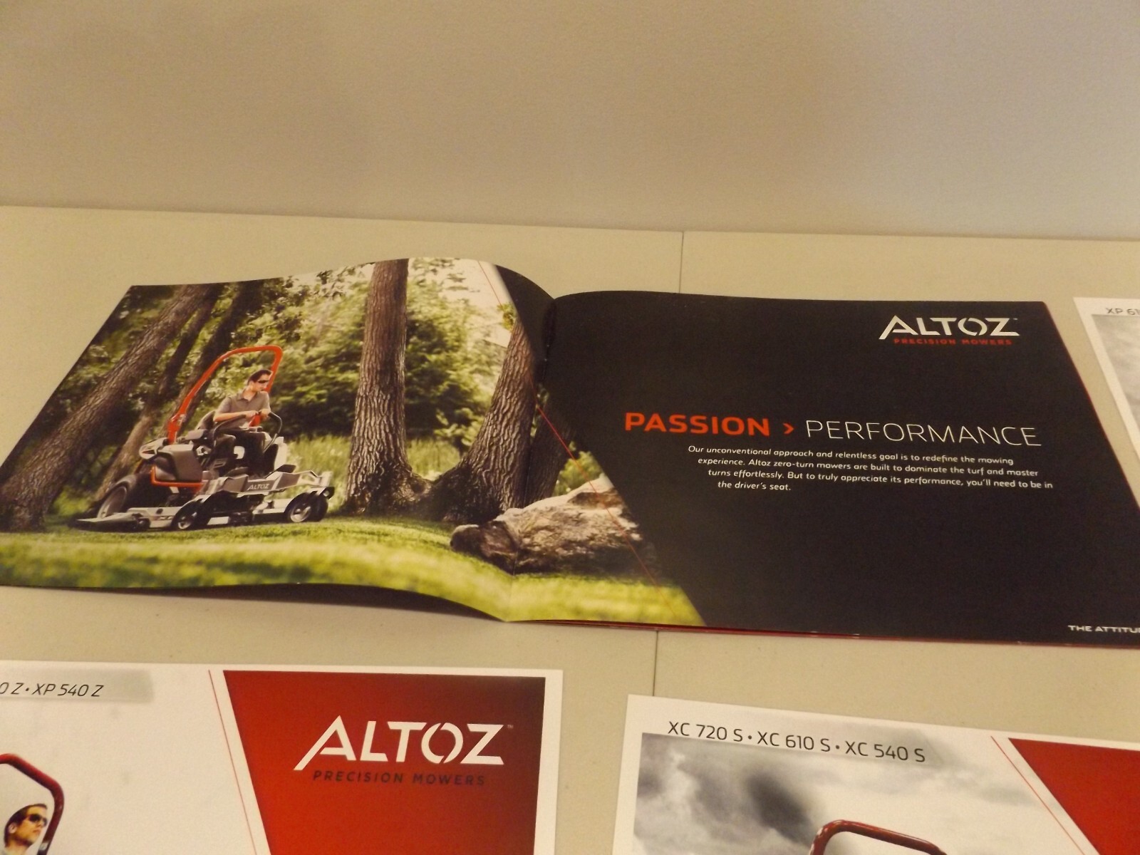 5-pc. ALTOZ PRECISION MOWERS, LIT. # 90000178, 181, 182, 183, 184, 2013