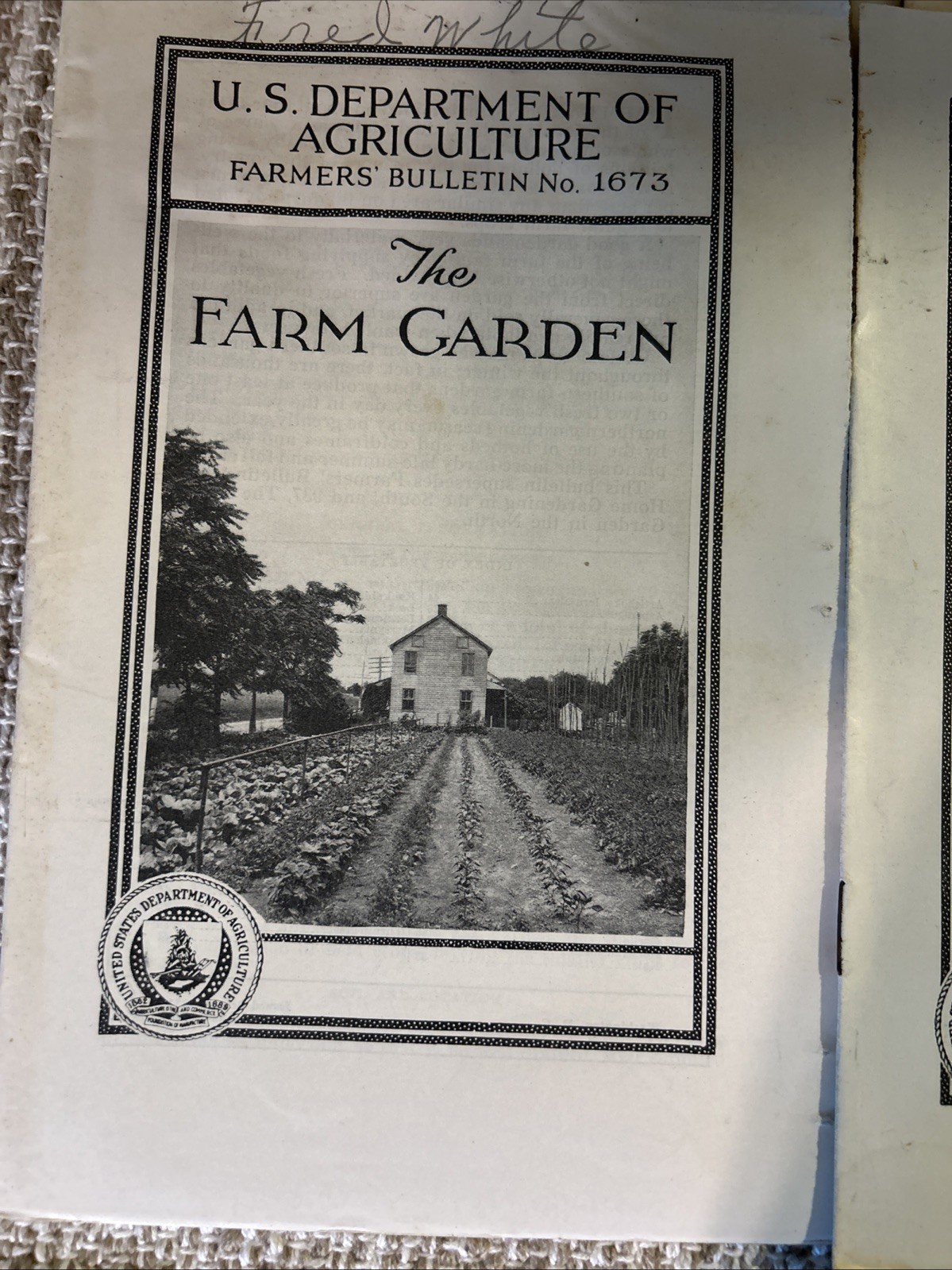 Lot Of 12 USDA 1930’s Farmers Information, Environmental Control Wildlife More 2