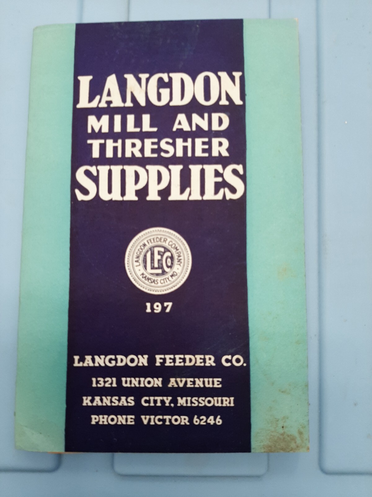 1937 Langdon Co. Threshers and Mill Supply Farm Catalog #197