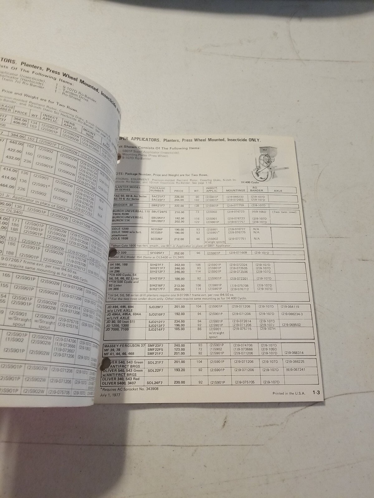 Original 1977-78 GANDY Farm Equipment Catalog Price List Brochure