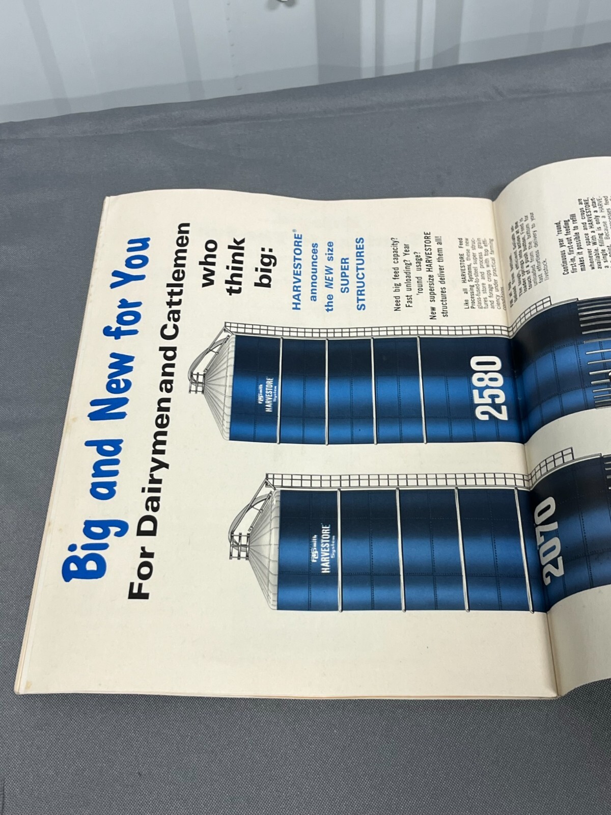 Harvestore Farmer Magazine Brochure WINTER 1970 A.O. Smith SILO