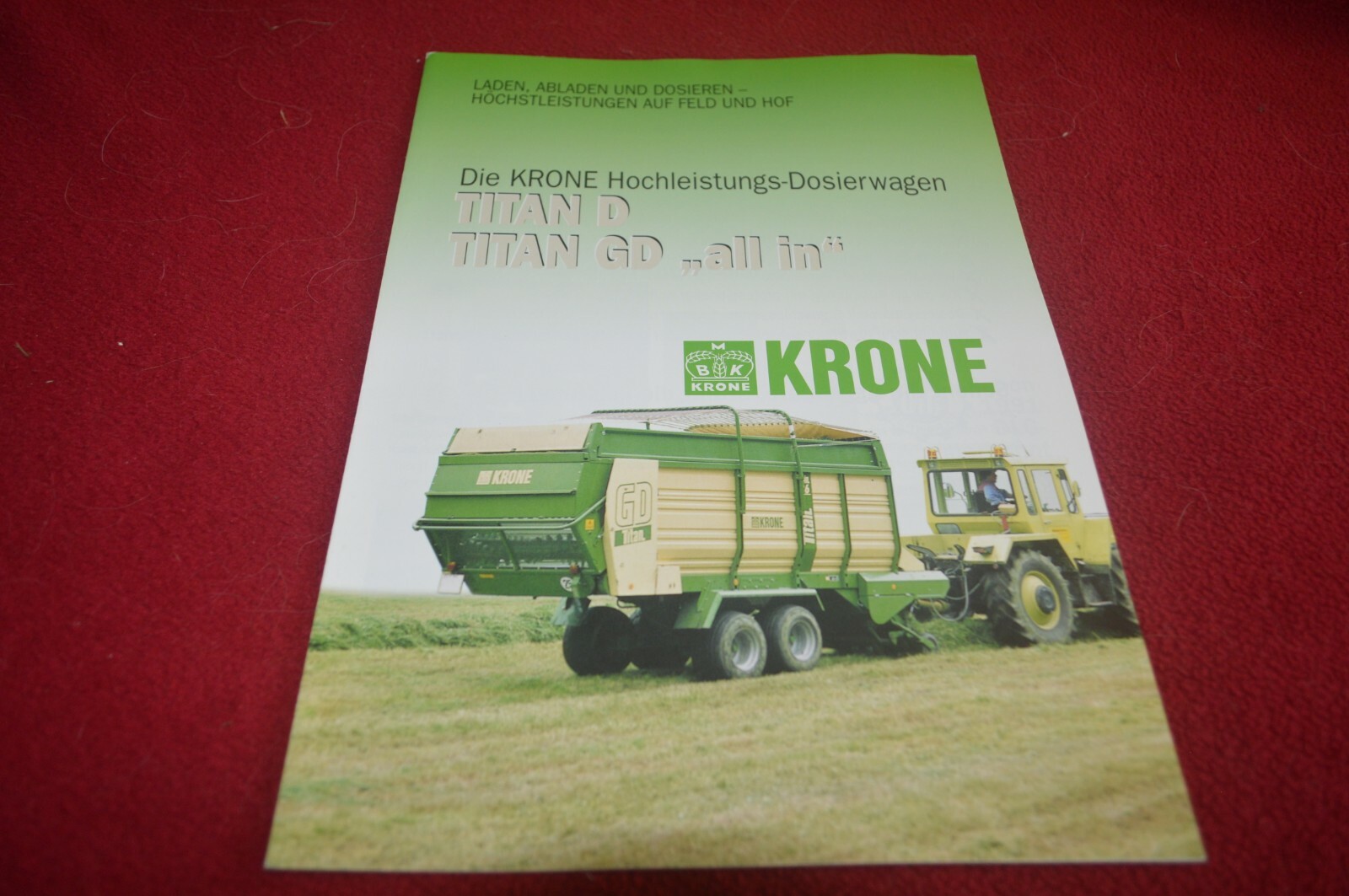 Krone Titan L Titan GL All In Dealer&rsquo;s Brochure FCCA ver2