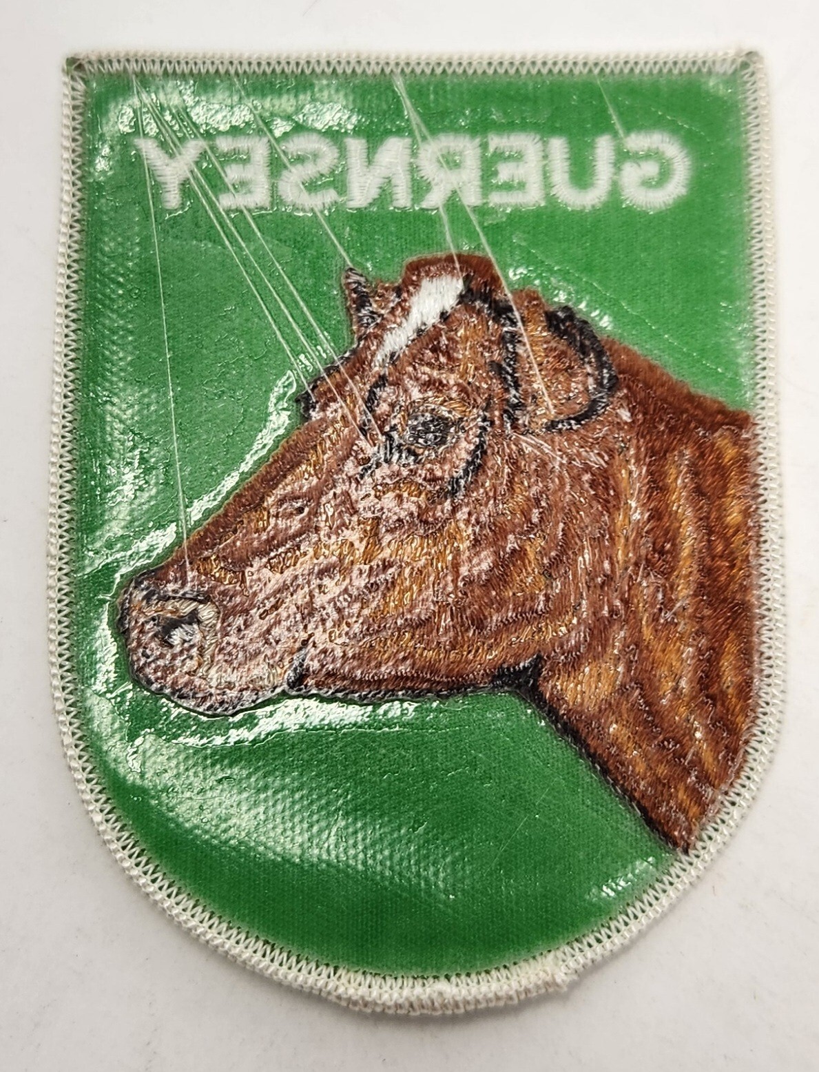 Guernsey Patch Cow Milk Dairy Agricultural Farming Animals Great Condition