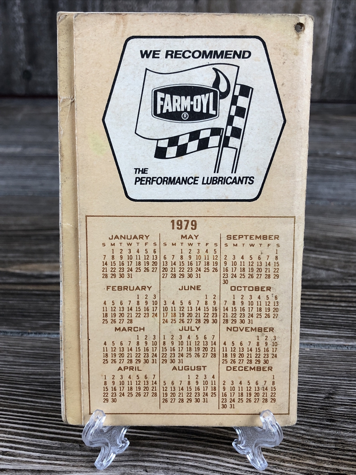 Rare 1979 Farm Oyl 50th Anniversary Agriculture Advertising Notepad Booklet