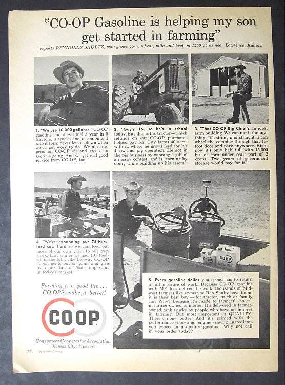 Original 1963 CO-OP Farm Credit Ad features Ed Pomainville, Pittsford Vermont