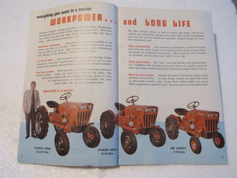 VINTAGE TRACTOR SALES CATALOG ECONOMY
