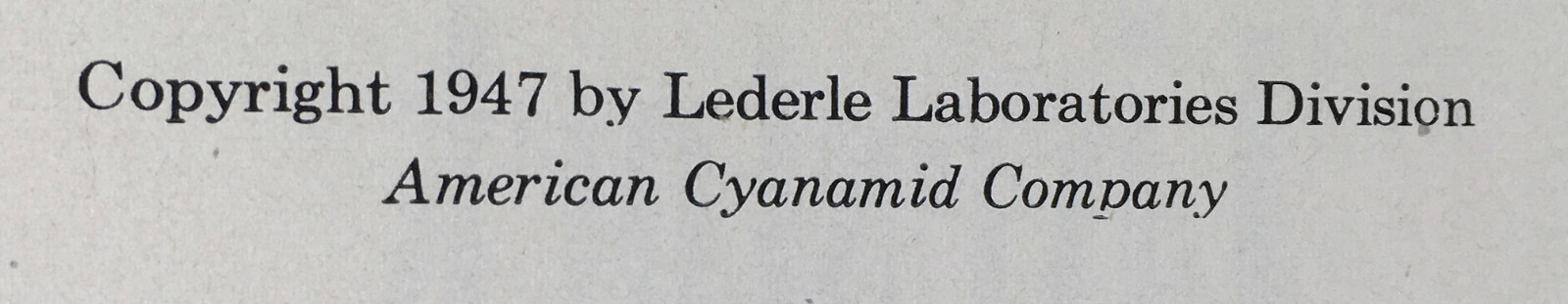 1947 Common Diseases of Livestock Lederle Laboratories Booklet Horses B&W Photos