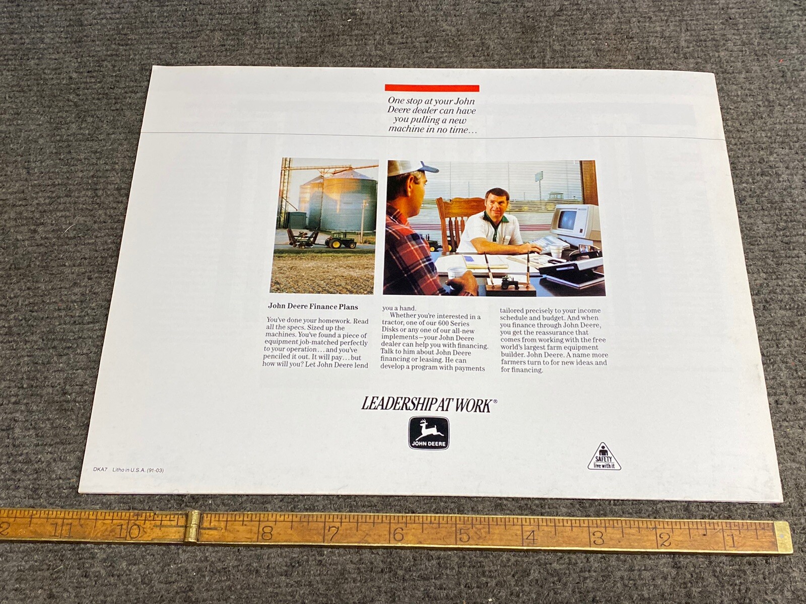 John Deere Disks For 1991 Sales Brochure 32 Pages