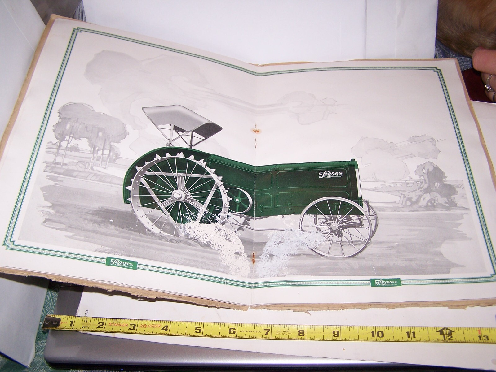 JOHN LAUSON 15-30 Farm Tractor Sales Catalog Hit Miss Engine Steam Motor Oiler