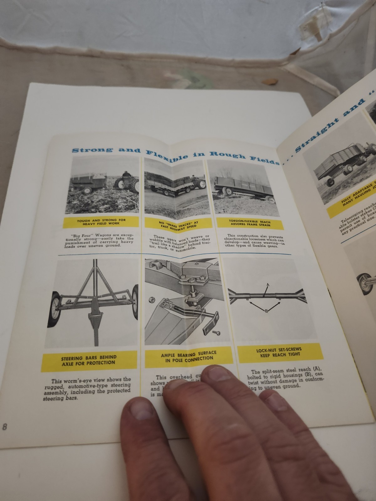 John Deere Big Four Wagons for 1958 Brochure FCCA