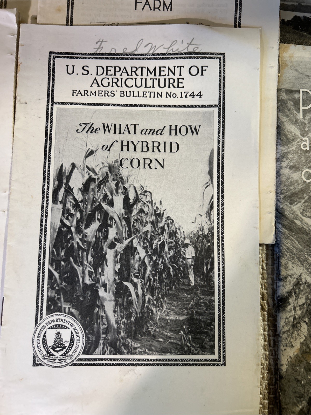 Lot Of 12 USDA 1930’s Farmers Information, Environmental Control Wildlife More 2
