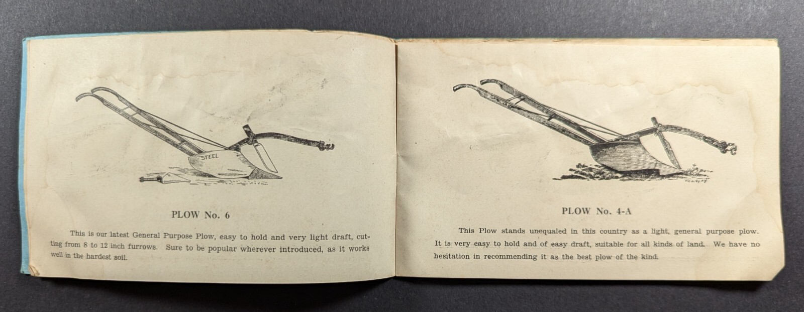 Antique Brasher Plows Brasher Falls NY Farming Graphic 20 Page Catalog