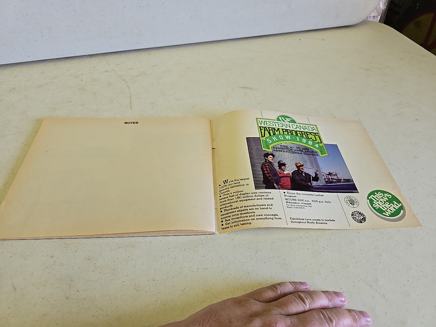Vintage 1984 Saskatchewan Canada Implement Buyers Guide Advertising Brochure
