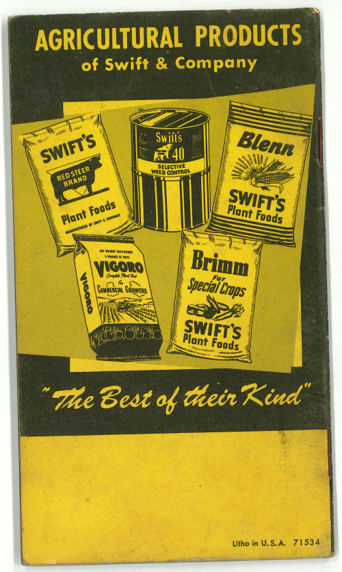 Gold Bear Brand Practical Guide To Low-Cost Weeding Record Book – Vintage 1950s