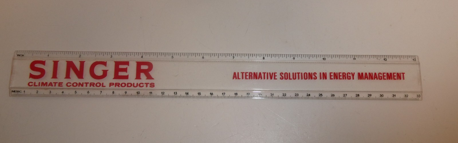 VTG Singer Climate Control Products Alternative Solutions In Energy 13&Prime; Ruler