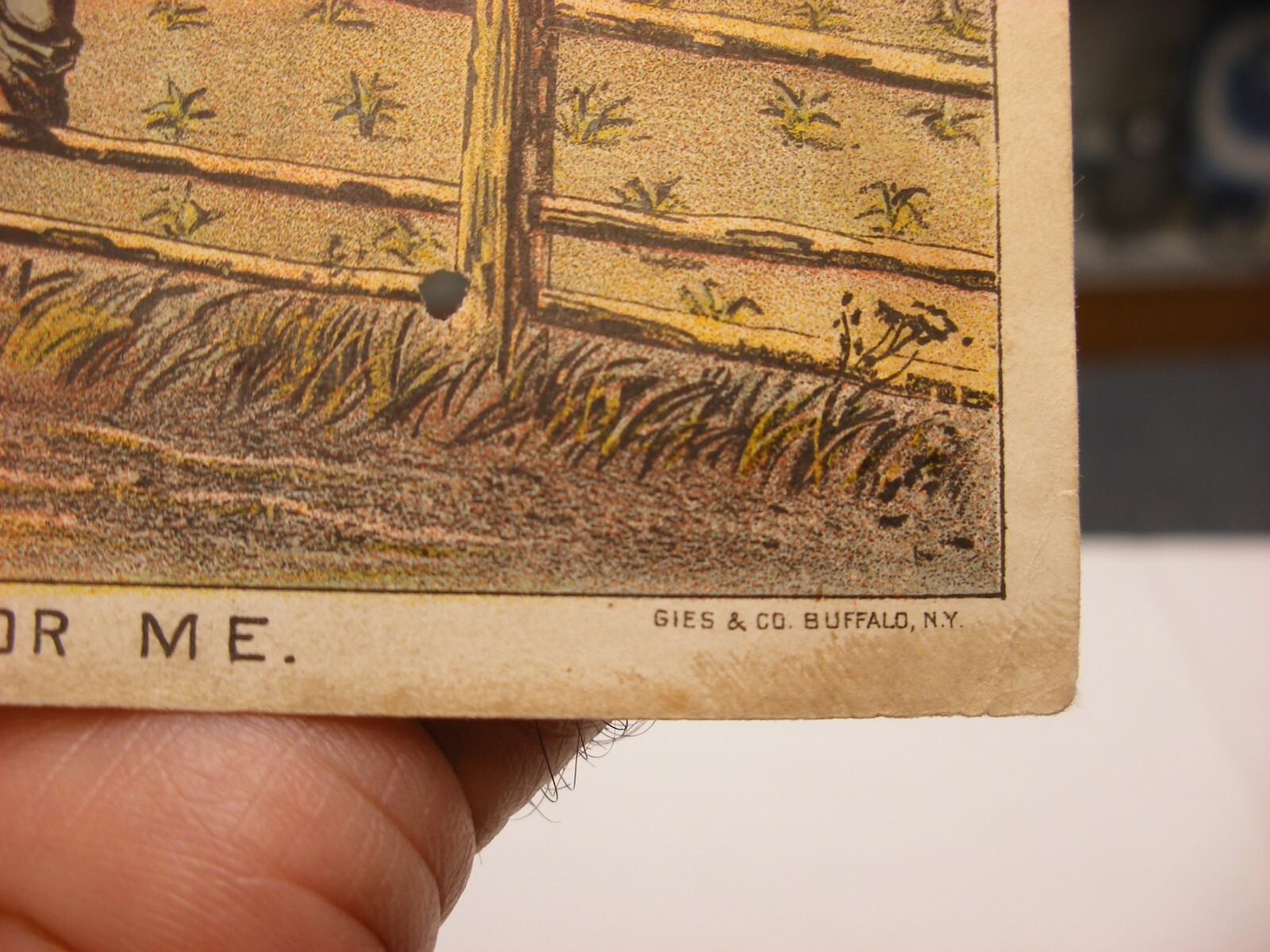 Vintage Farm Farming Equipment Trade Card – Tait Wire Check Rower