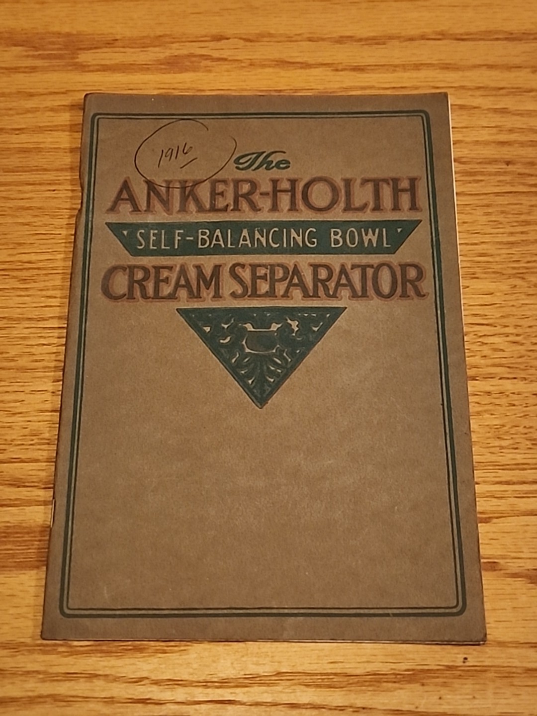 Anker Holth Cream Separator Catalog Port Huron MI