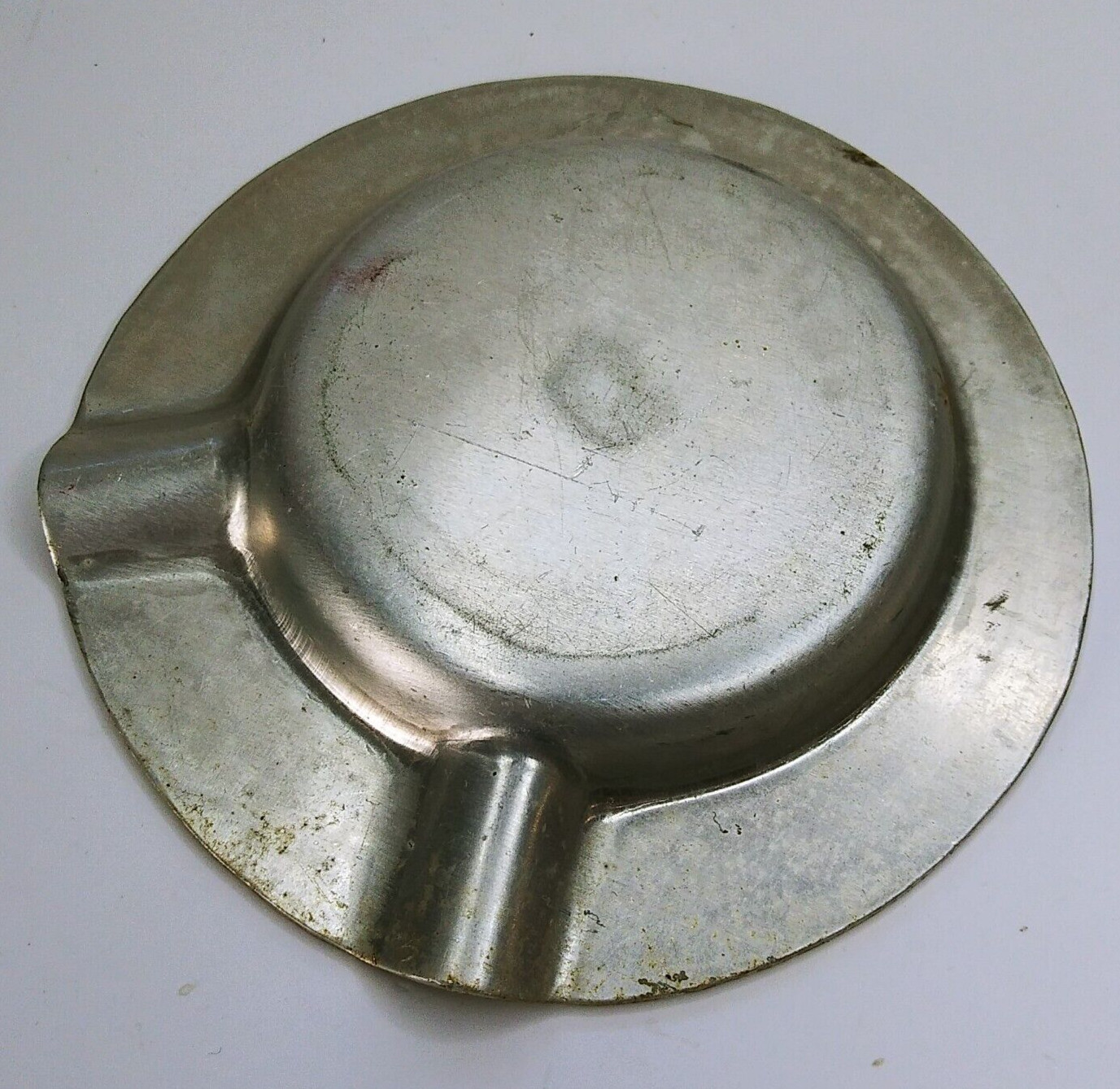 1966 5&Prime; metal advertising Ashtray Verson Productivity Round Up pressed READ