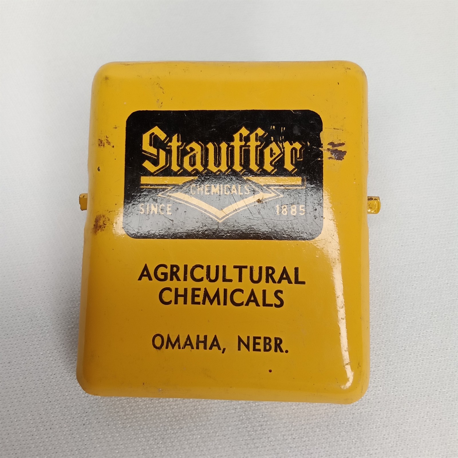 Vintage 1960s Agricultural Advertising Clip Stauffer Chemicals Omaha Nebraska