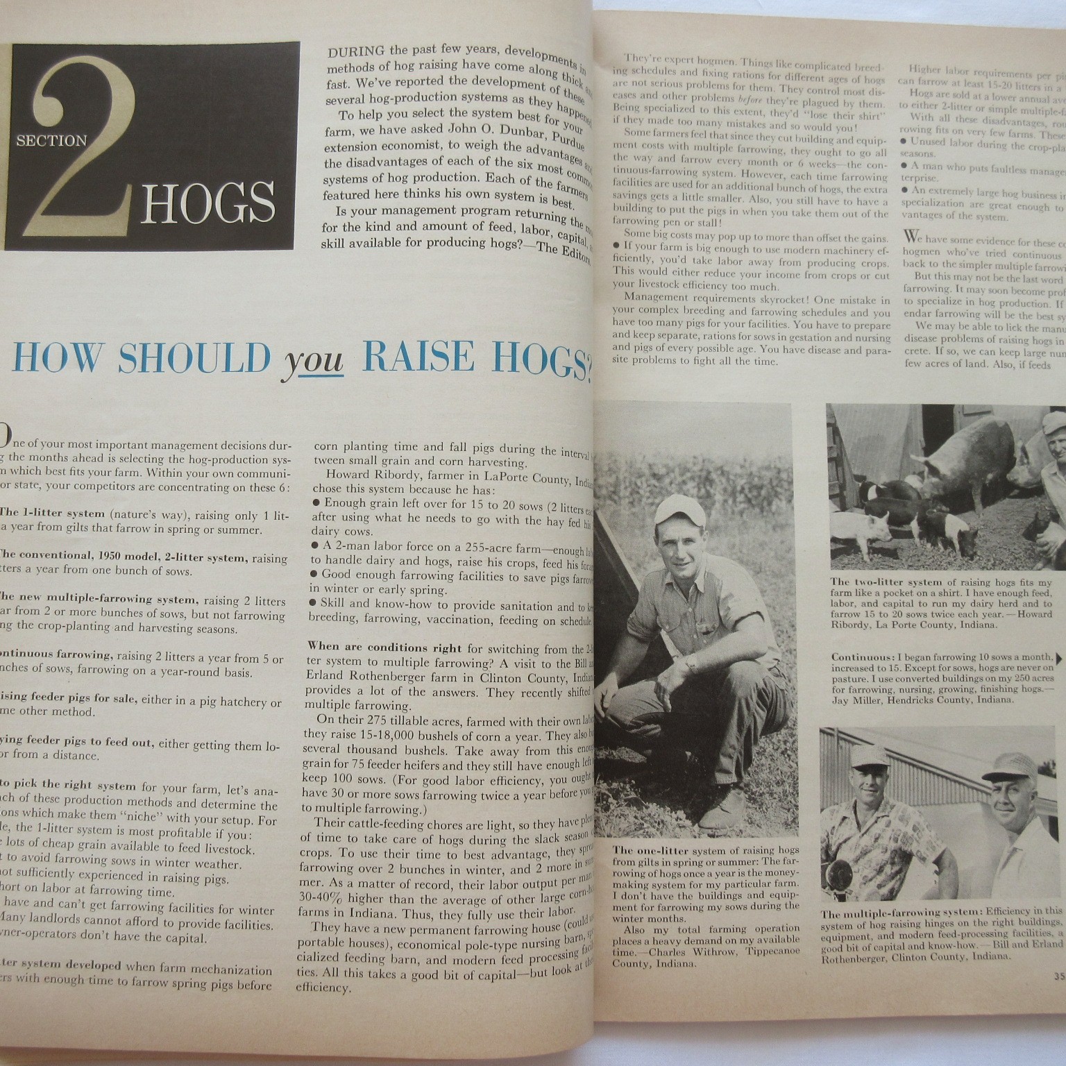 Vintage 1959 Successful Farming&rsquo;s Livestock Book Beef Hogs Dairy Poultry Sheep