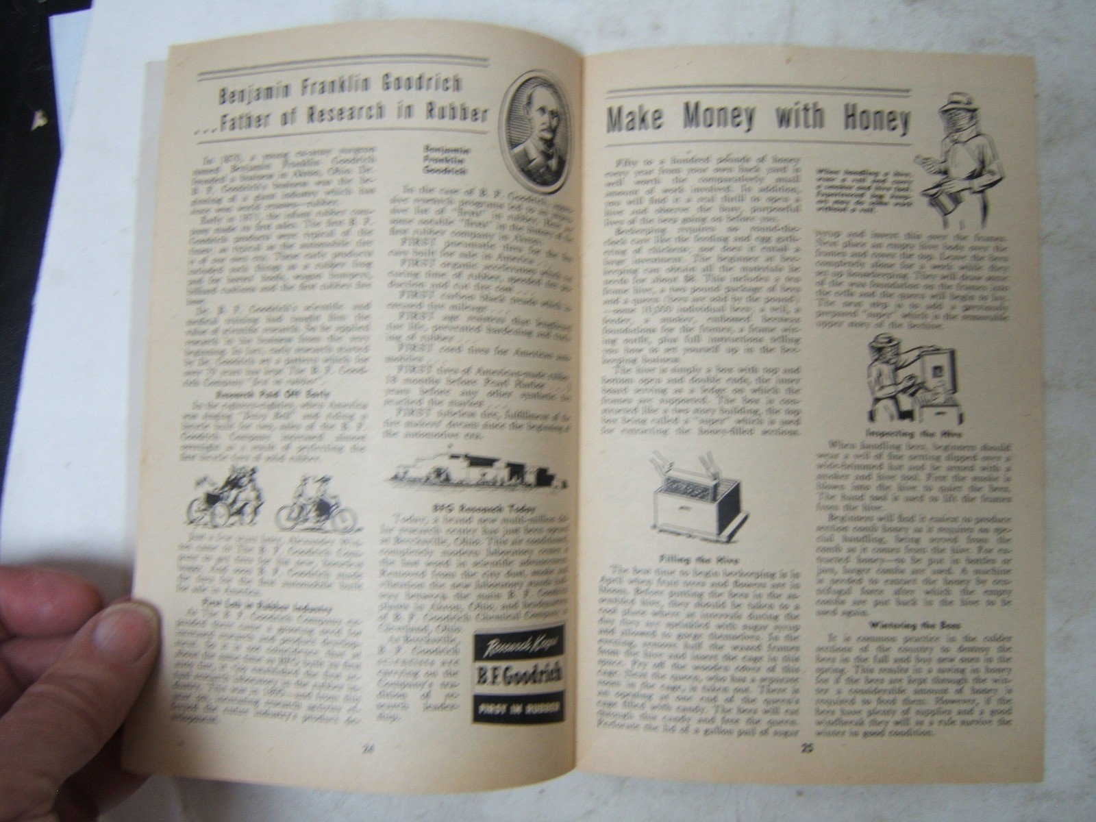 B F Goodrich Farmer&rsquo;s Handbook and Almanac 1949 Good Condition