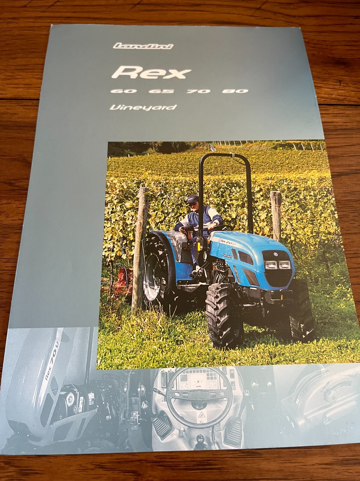 Landini Rex 60 65 70 80 Vineyard Tractor Brochure AMIL22