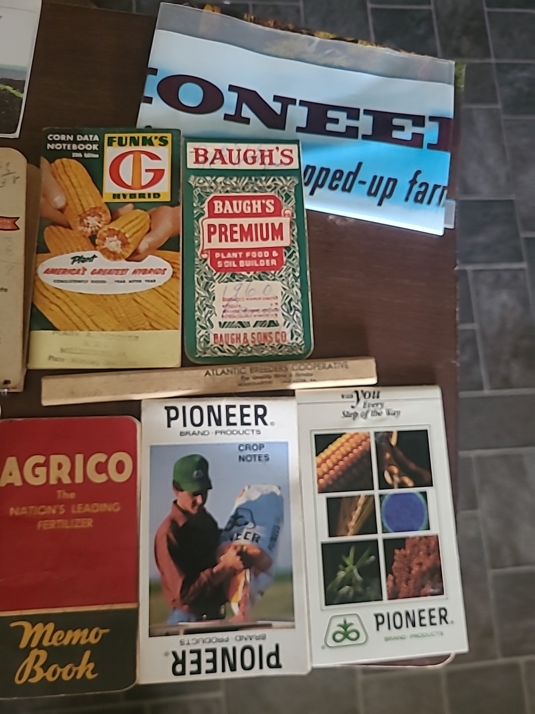 Vintage Agriculture Fertilizer Live-Stock Feeds Pocket Books 1930s-1940s Poster