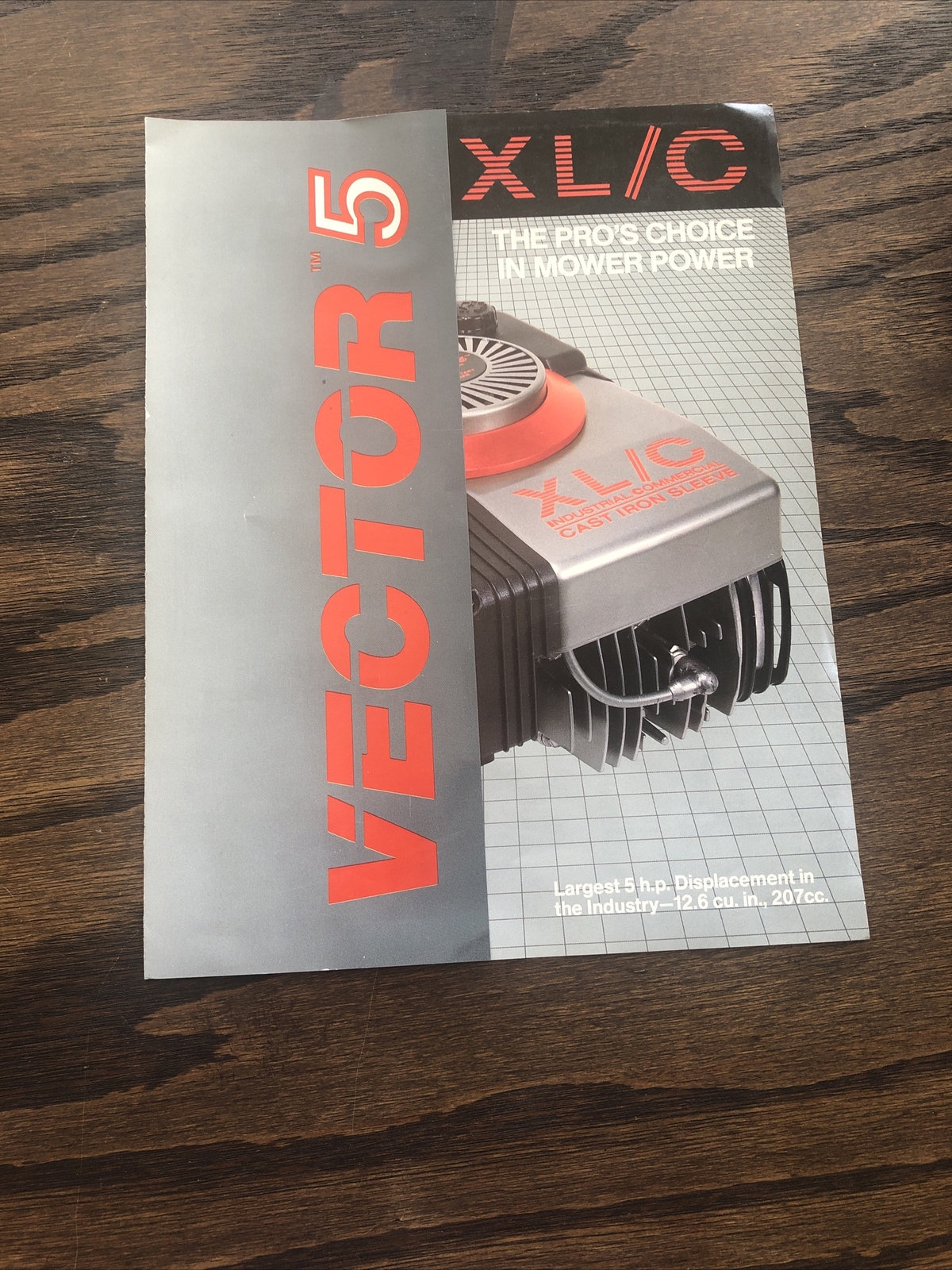 Tecumseh Vector 5 XL/C Tecumseh Engines vintage brochure 4-color 1992